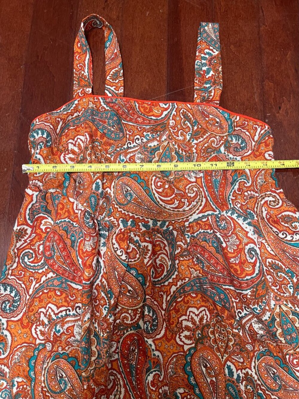 Band of the Free Boho Paisley Tiered Midi Dress Small - Picture 6 of 7